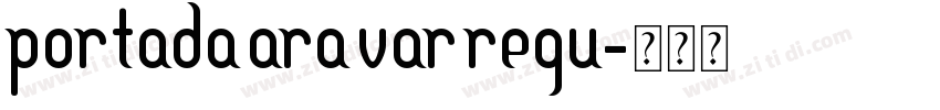 Portada ARA var Regu字体转换